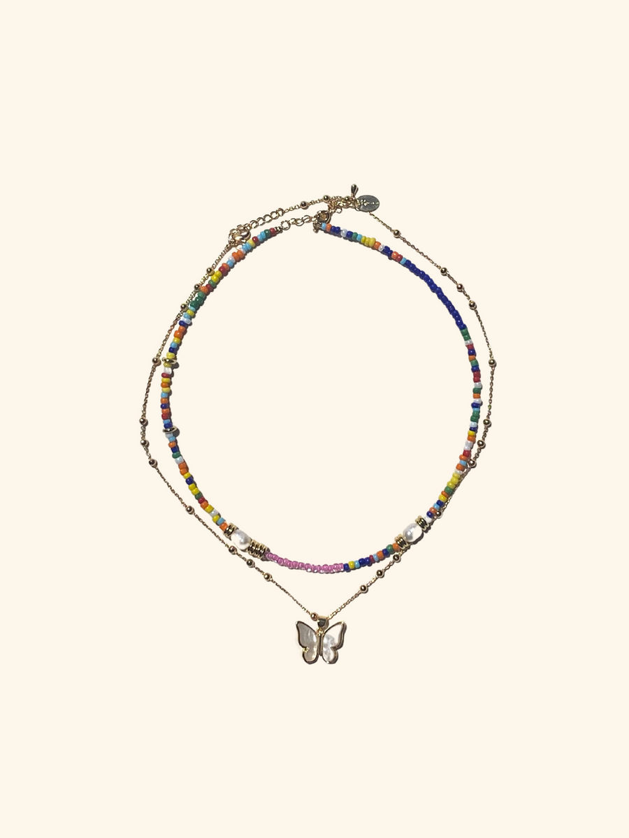 Sofia Hope Colorful Butterfly Stack Shop Jewelry at MCHARMS