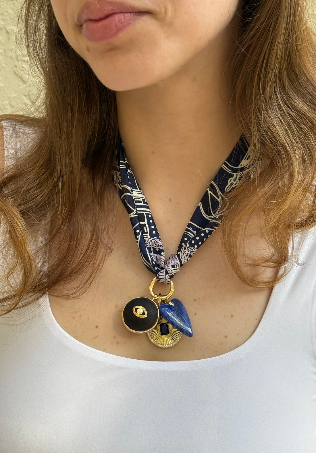 Boho Sea Bandit Scarf Necklace