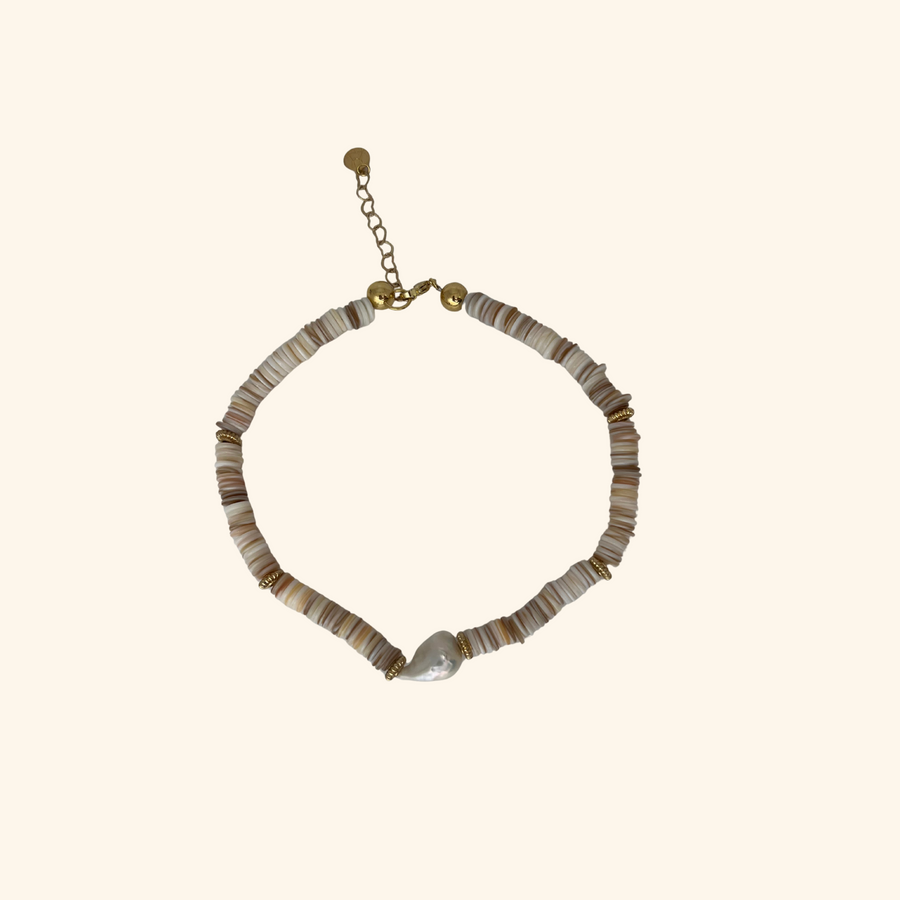 Giant Puka Pearl Necklace