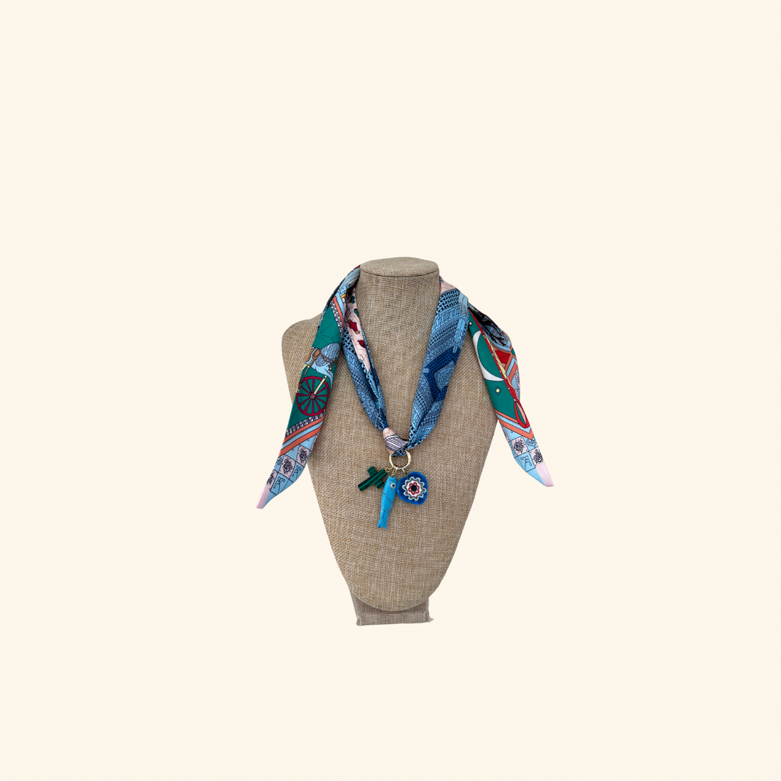 Love by the Sea Scarf Necklace