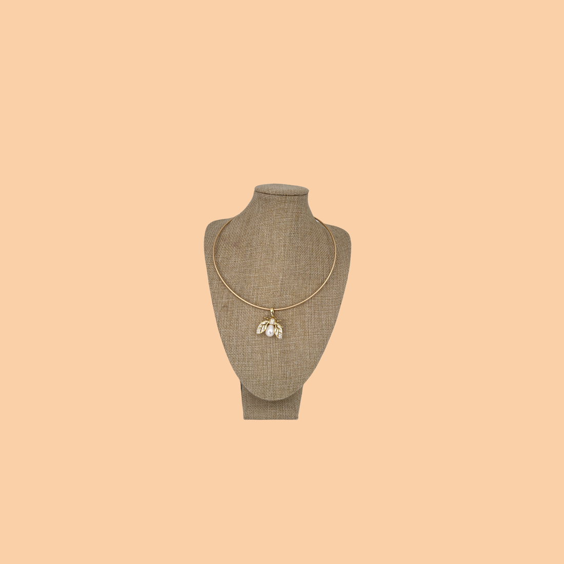 Pearl Bee Pendant Charm