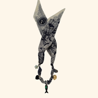 Amore Nero Scarf Necklace