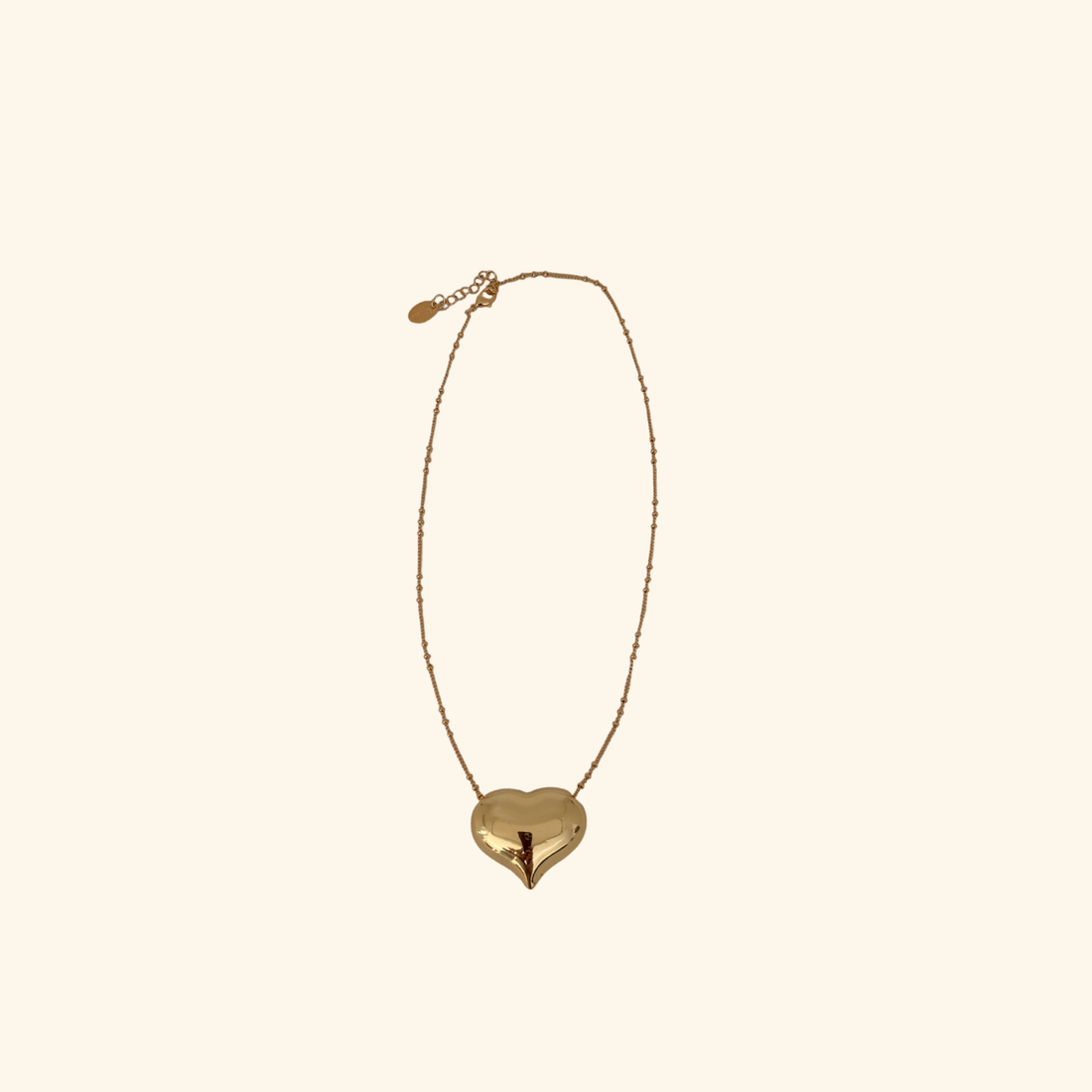 Bold & Gold Heart Necklace