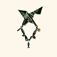 Green Sea Spirit Scarf Necklace