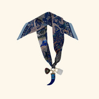 The Midnight Garden Scarf Necklace