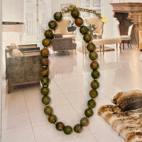 Olive Gumball Necklace