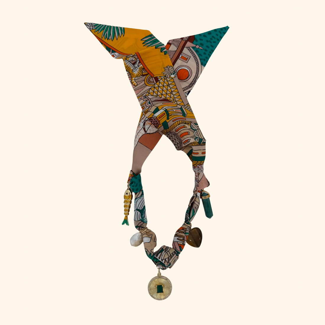 Jamaican Me Crazy Scarf Necklace