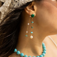 Green and TurquoiseEarrings