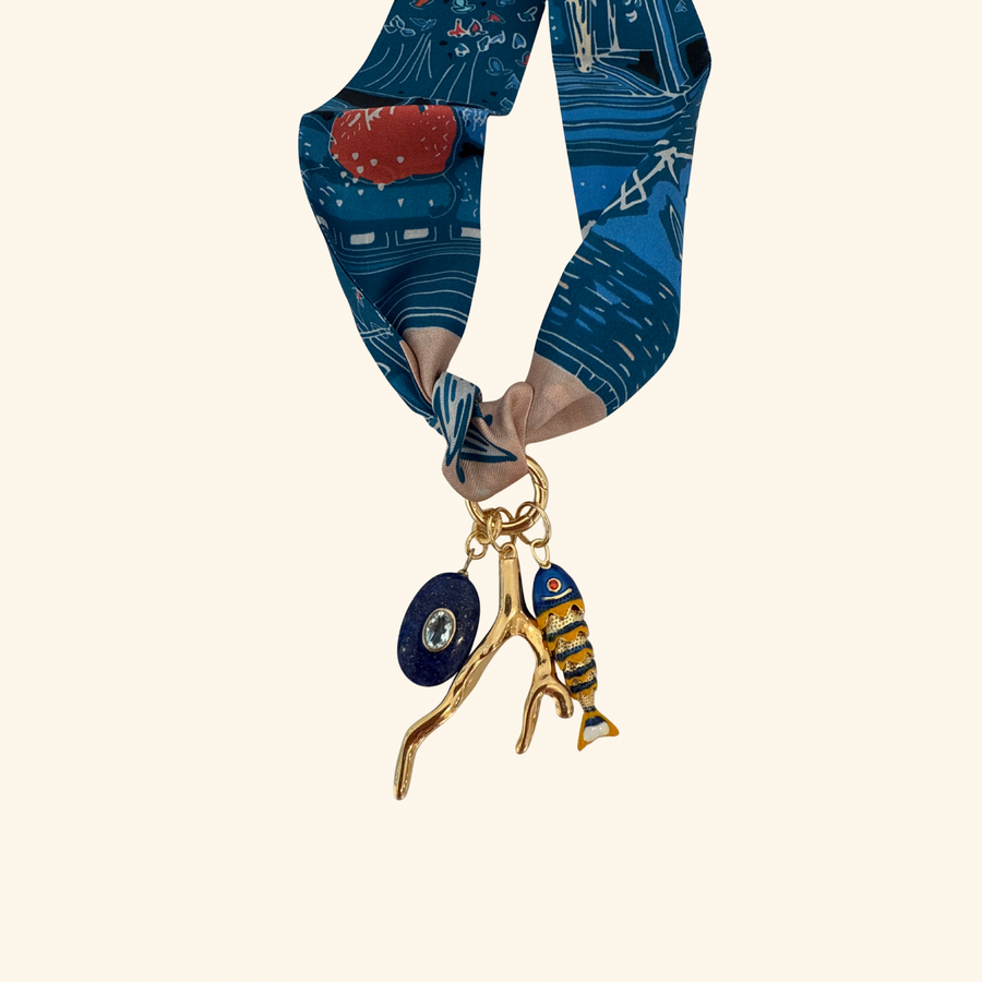 Talisman Tide Scarf Necklace