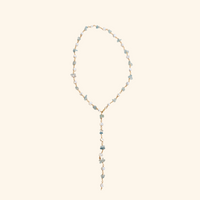 Celestial Blue Lariat Shop Necklaces at MCHARMS