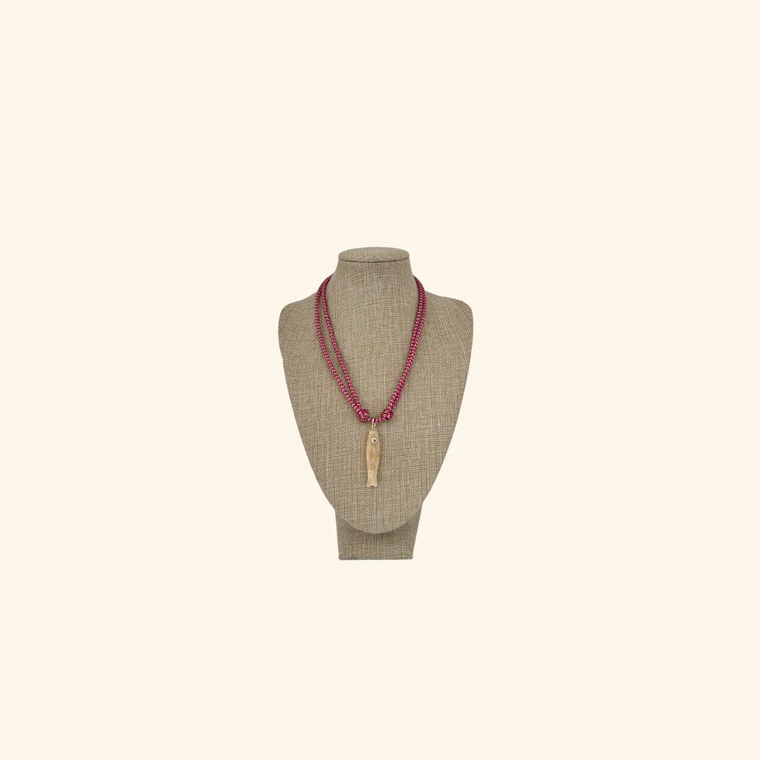 Yellow Fish Marina Rope Necklace