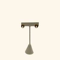 G-Link Button Earrings