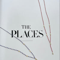 Red Diamond Lariat Necklace