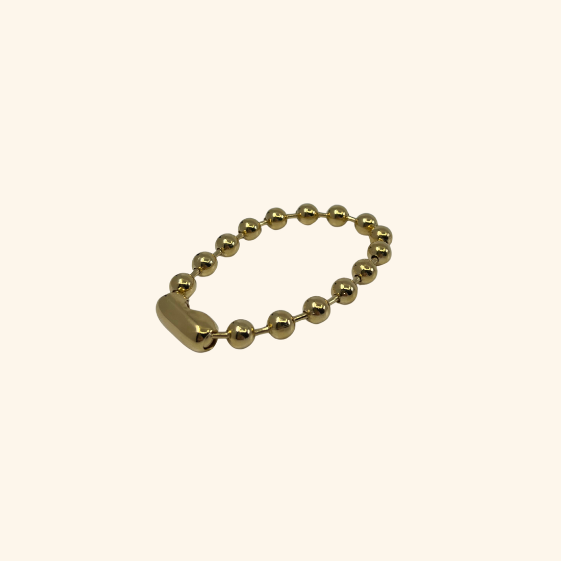 Gold Ball Link Bracelet