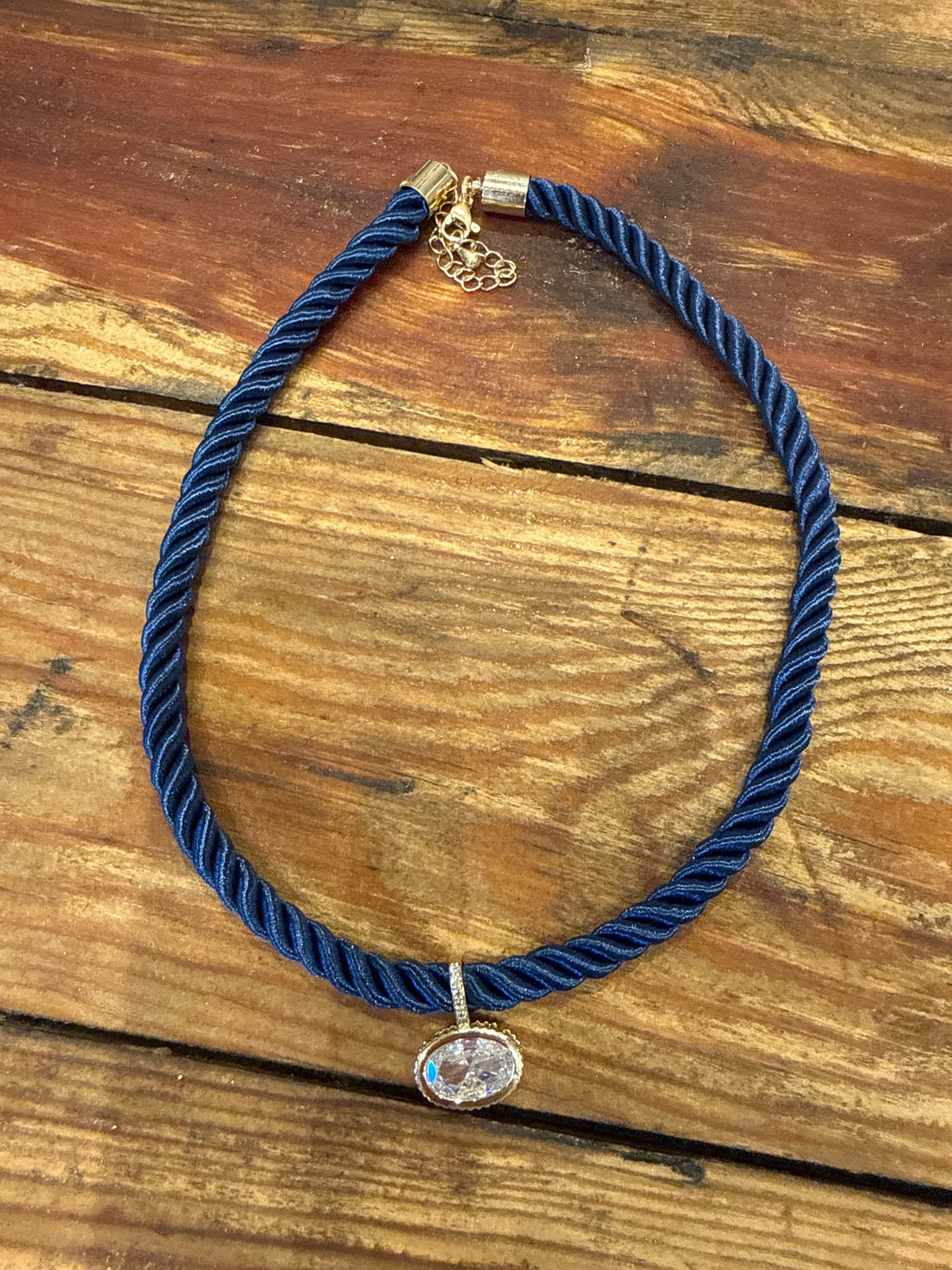 Indigo Rope Necklace