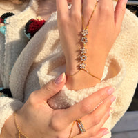 Crystal Flower Hand Chain