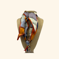 Coquille Méditerranée Scarf Necklace