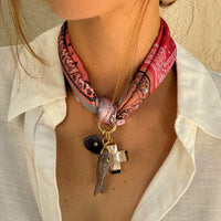 Le Poisson Rose Scarf Necklace