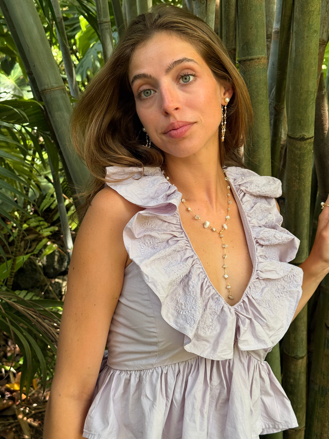 Dainty Drop Pearls Earrings