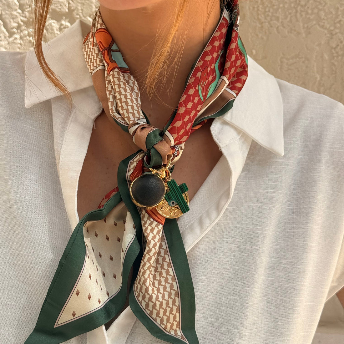 The Equestrian Scarf Necklace