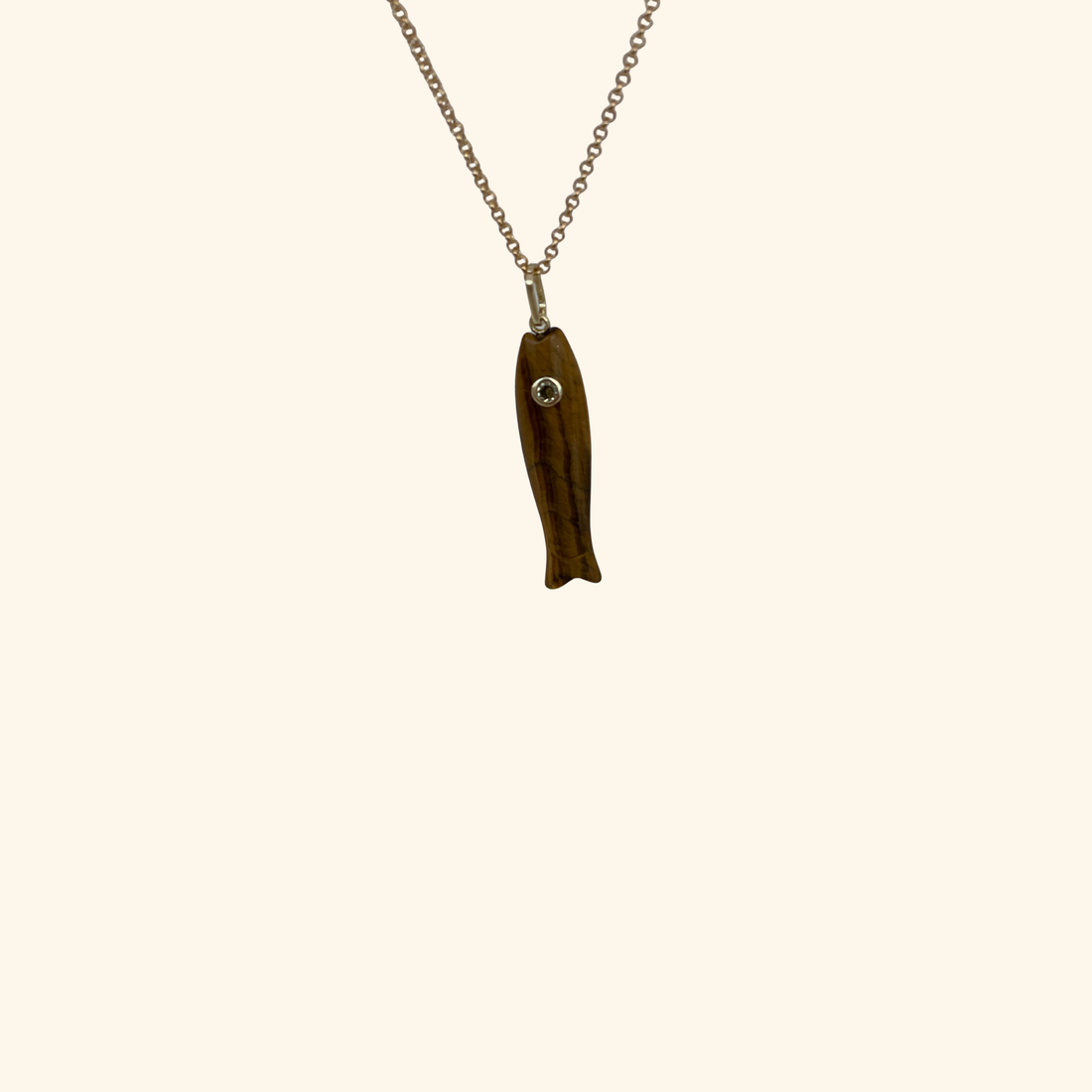 Tiger Eye Sardine Necklace Necklace