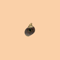 Green Dot Shell Talisman Charm