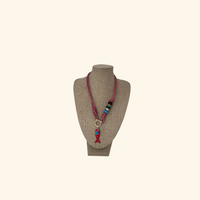 Laguna Beaded Marine Rope Necklace