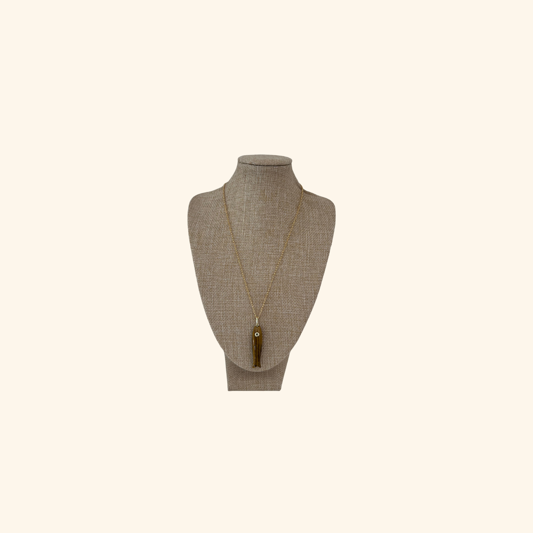 Tiger Eye Sardine Necklace Necklace