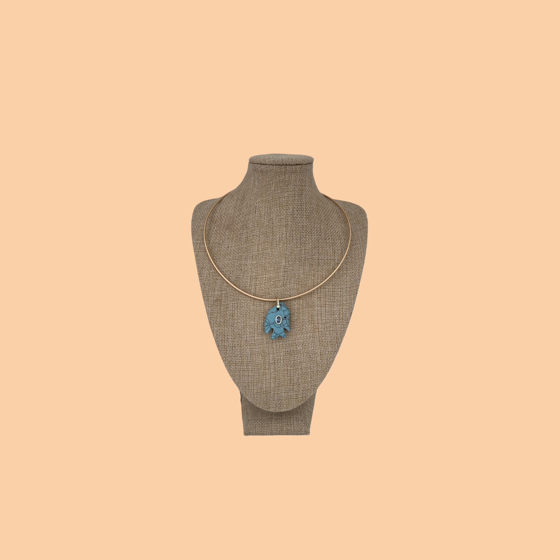 Turquoise Reef Fish Charm