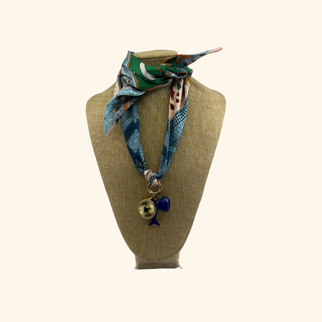 Bandit Amulet Scarf Necklace
