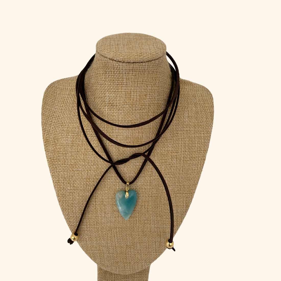 Sweetheart Amazonite Lariat Necklace
