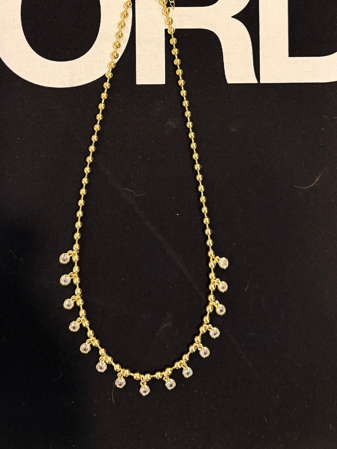 Diamond drop Necklace