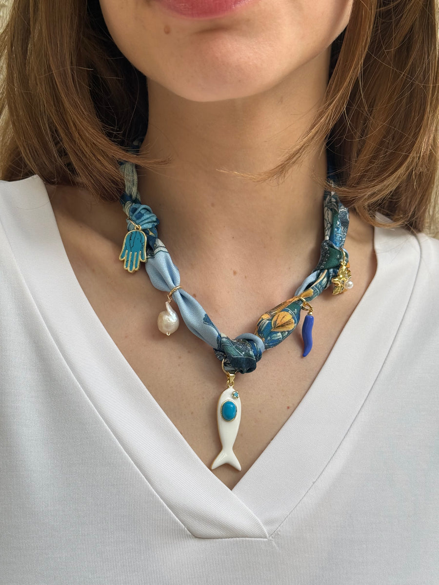 Celeste Scarf Necklace