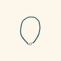 Verde & Azure Laguna Beach Beads Charm Necklace