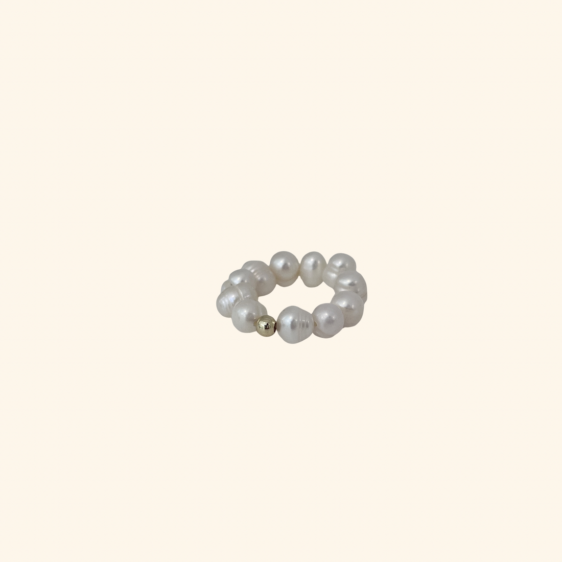 Big Pearl Stretch Ring