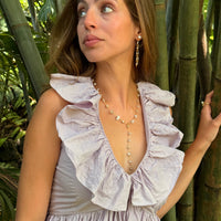Dainty Drop Pearls Earrings