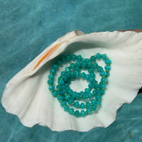 Aqua & Green Beaded Bracelet