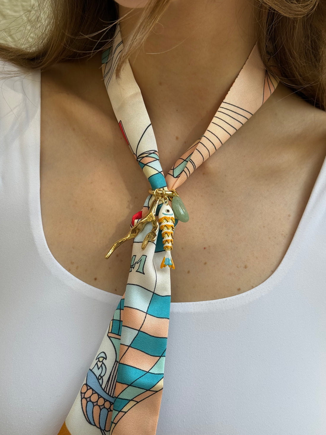 Serendipitous Scarf Necklace