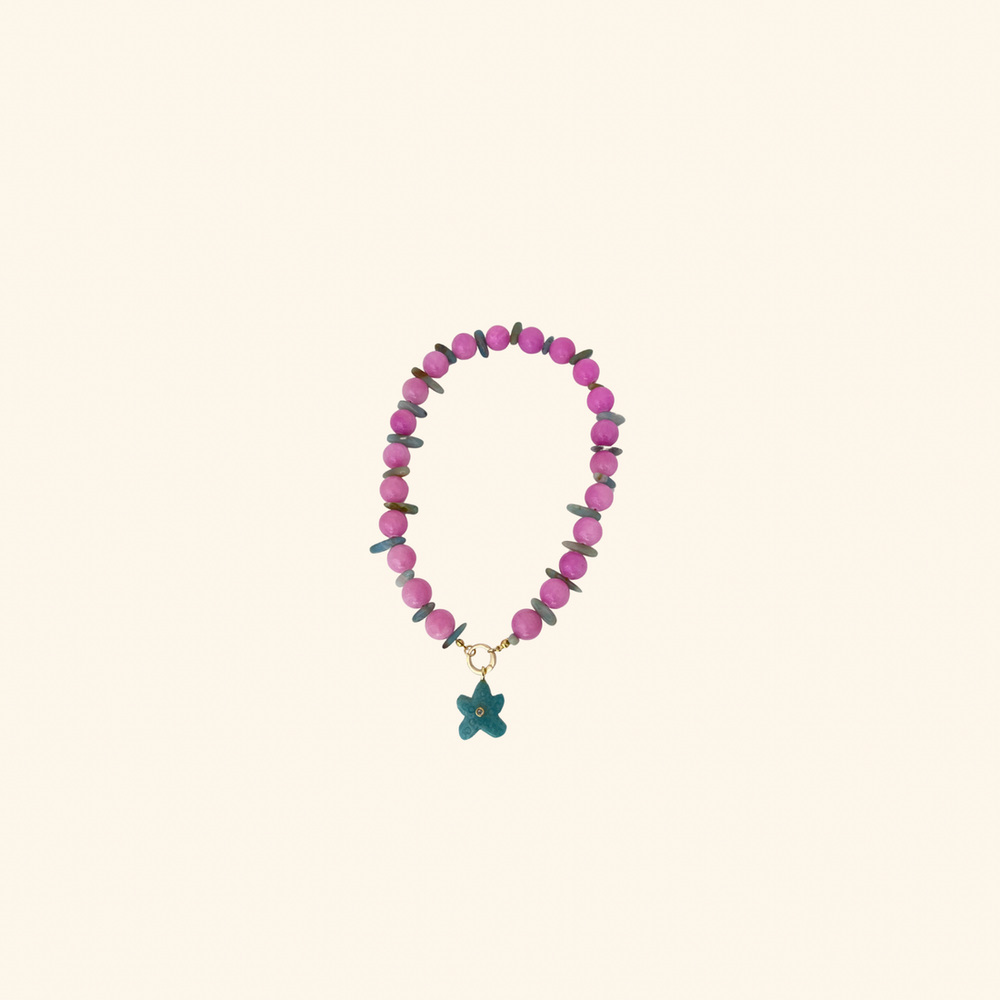 Miami Pink Gumball Necklace