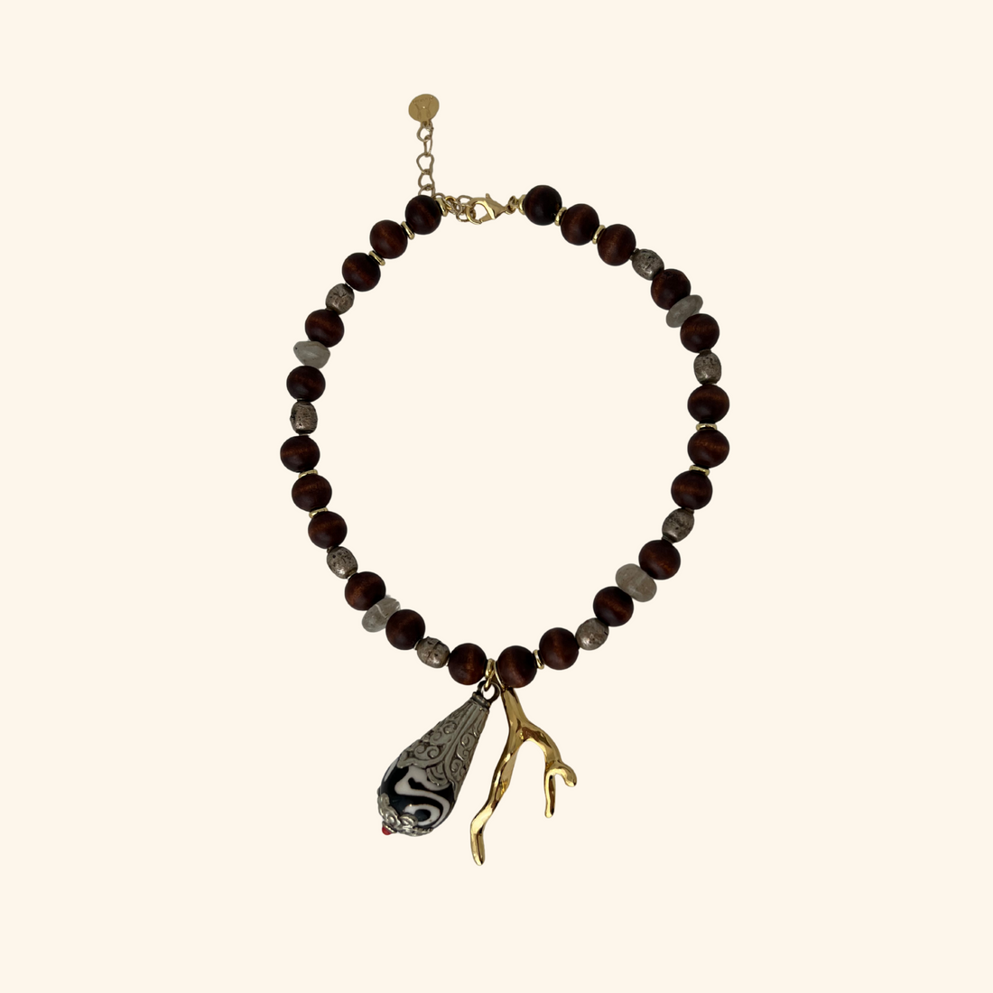 Wood Talisman Necklace