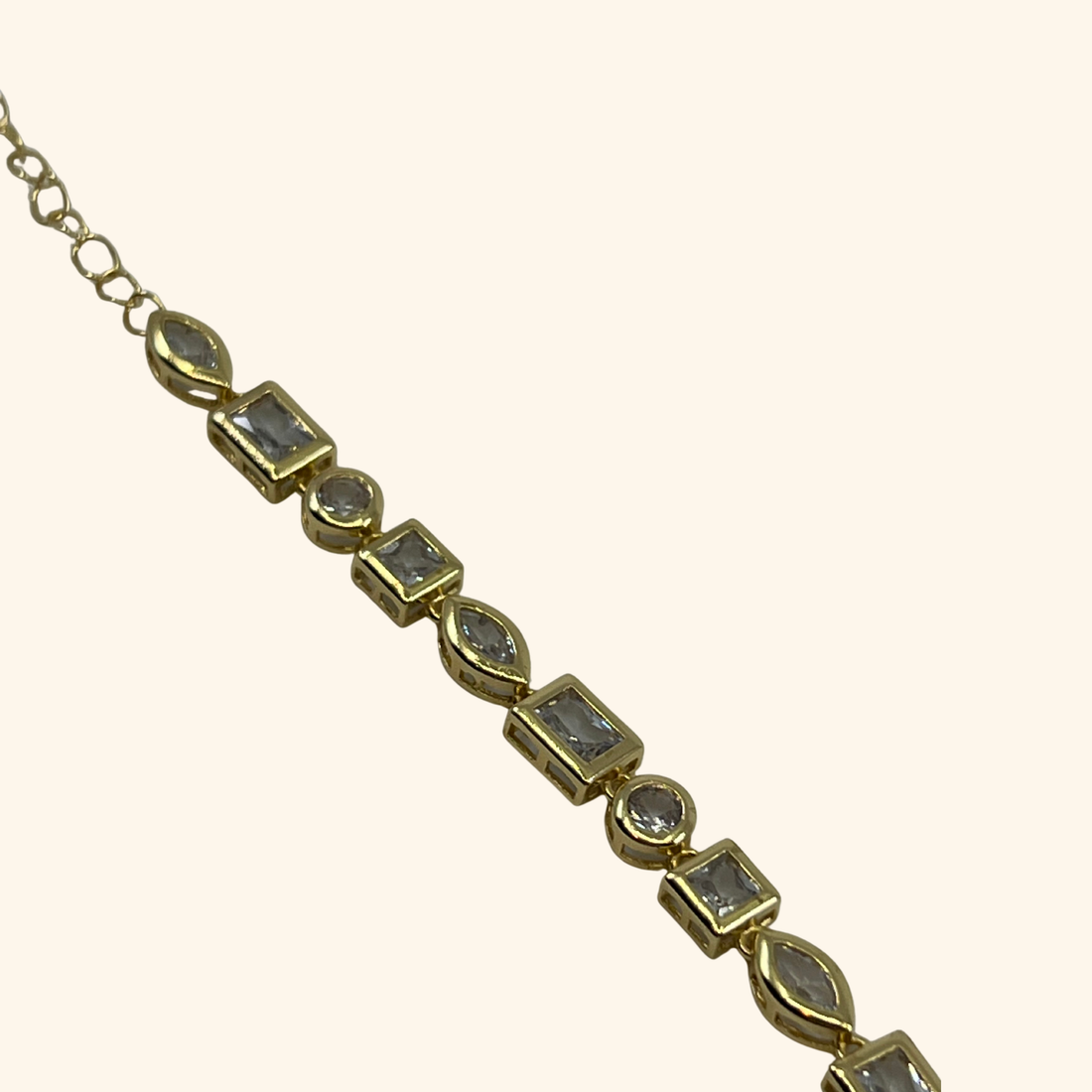 Geometric Stone Bracelet