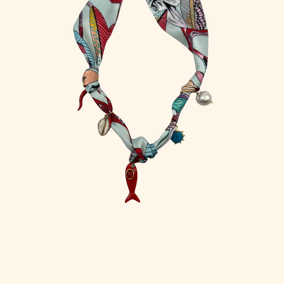 Pepper Oceana Scarf Necklace