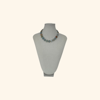 Light Green Heart Stone Necklace