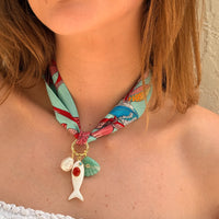 Bahama Breeze Scarf Necklace