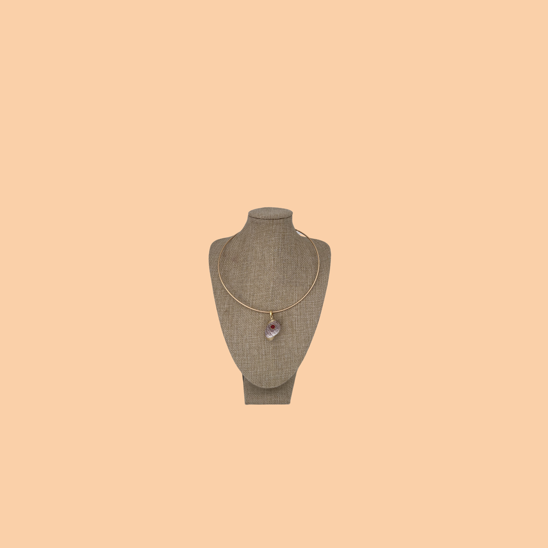 Coral Talisman Shell Charm