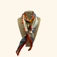 Coquille Méditerranée Scarf Necklace