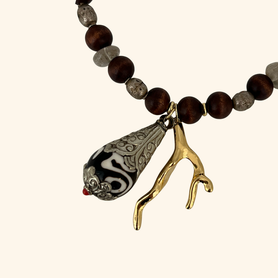 Wood Talisman Necklace