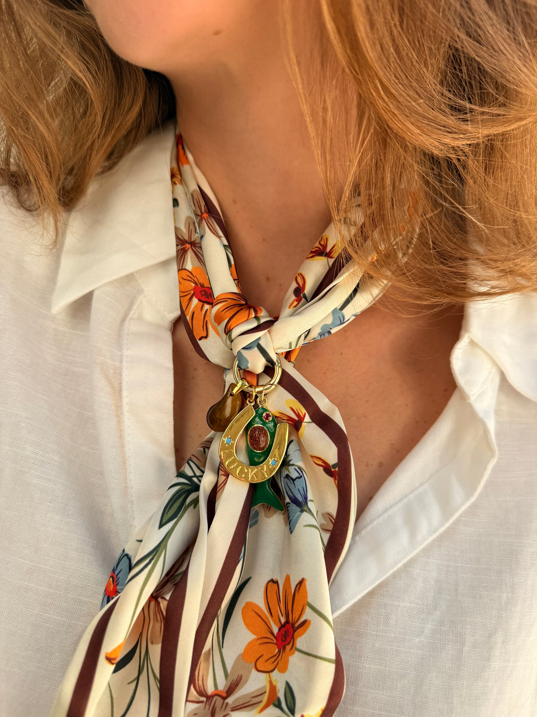 The St. Barth’s Scarf Necklace