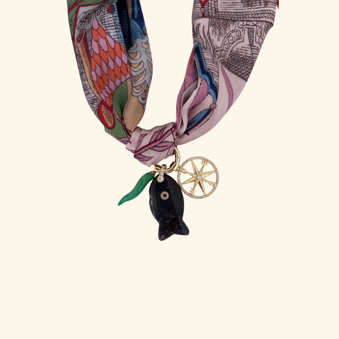 The Amalfi Scarf Necklace