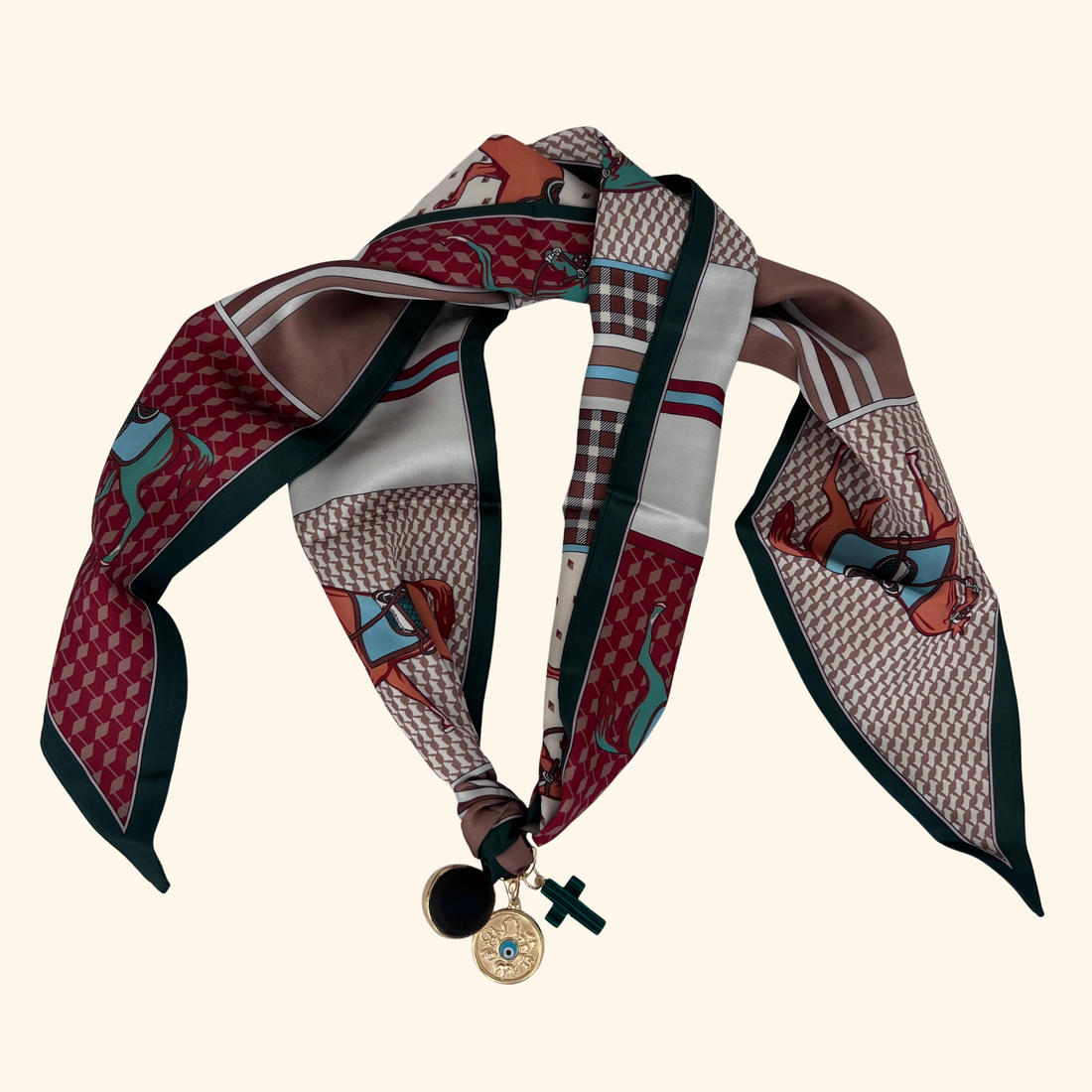The Equestrian Scarf Necklace